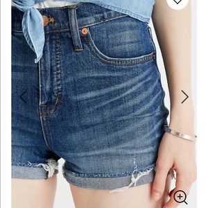 Madewell High Rise Denim Shorts
